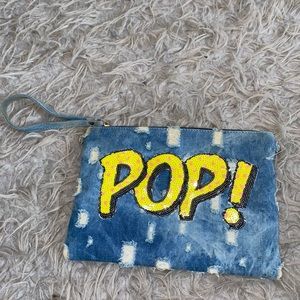 POP DENIM CLUTCH